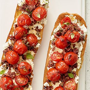 cherry tomato bruschetta index image