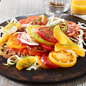 hierloom tomato salad index image
