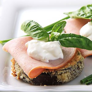 almond crusted eggplant index image