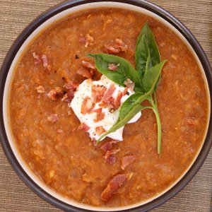 roasted tomato garlic soup index image