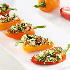 quinoa stuffed mini peppers index image