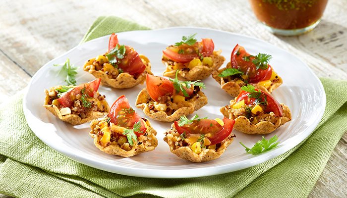 mini taco bites display image